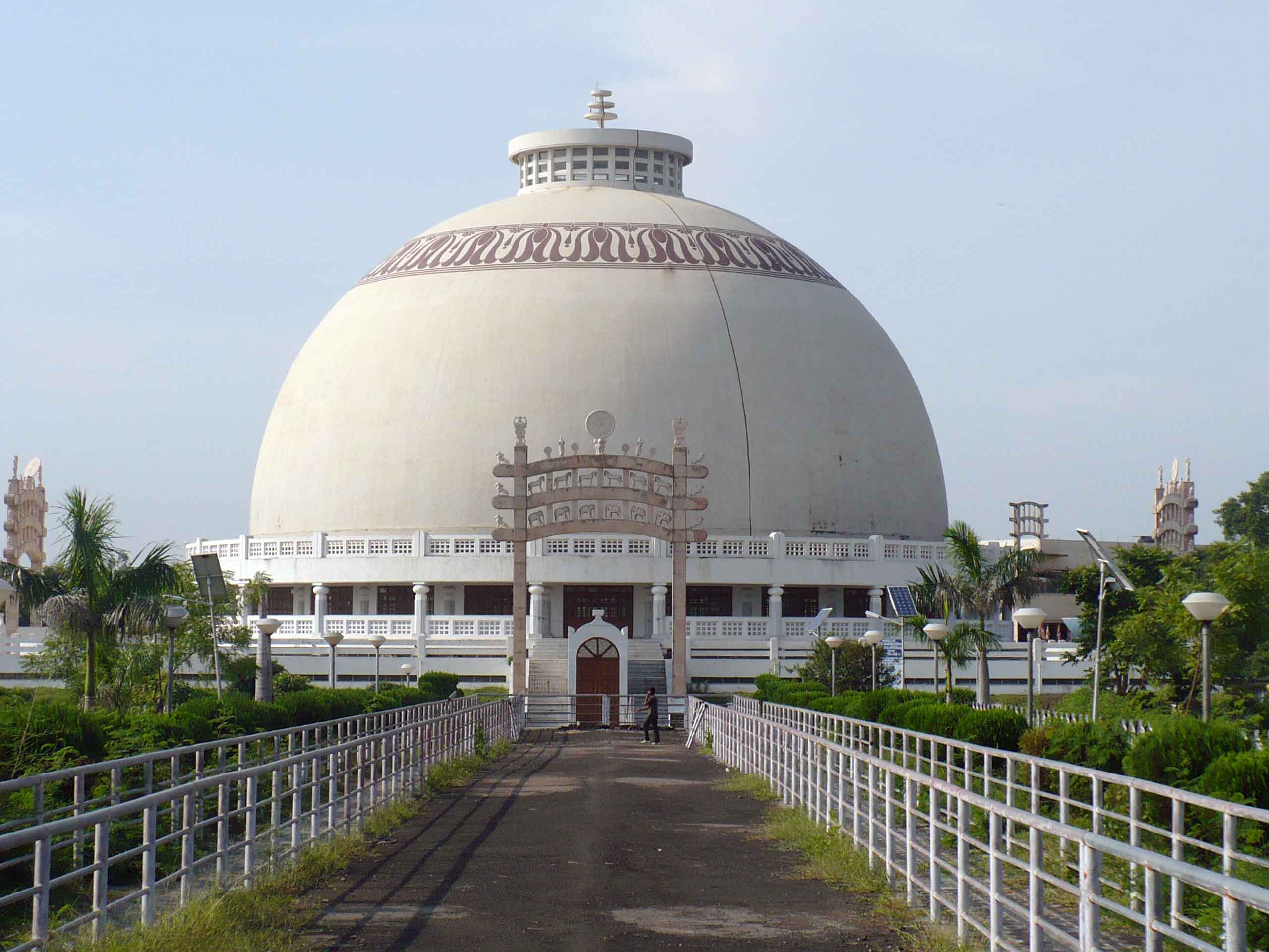 Picture of the sacred monument Deekhshabhoomi from outside