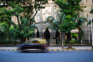 Street view of one of the lanes in city of Mumbai, Maharashtra
