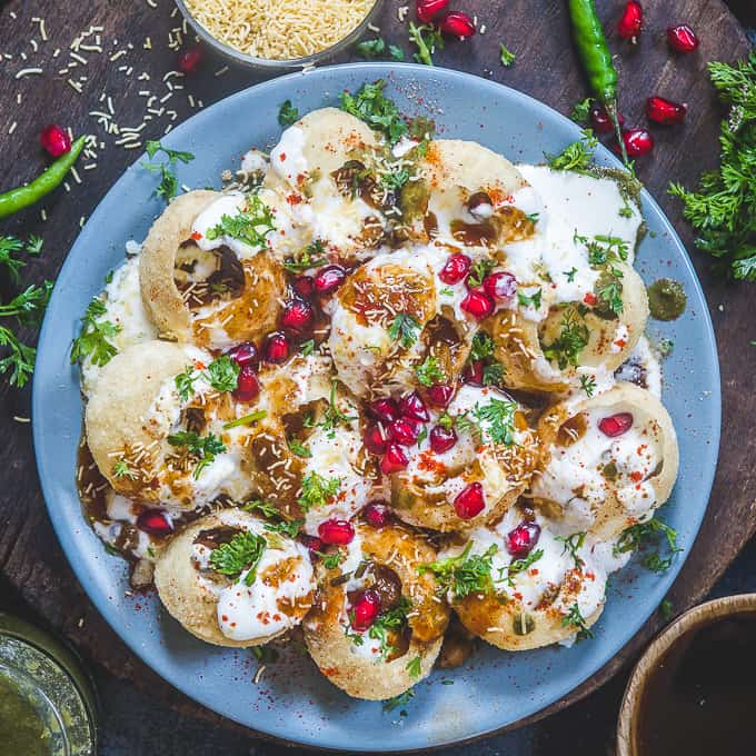 Dahi puri shev puri