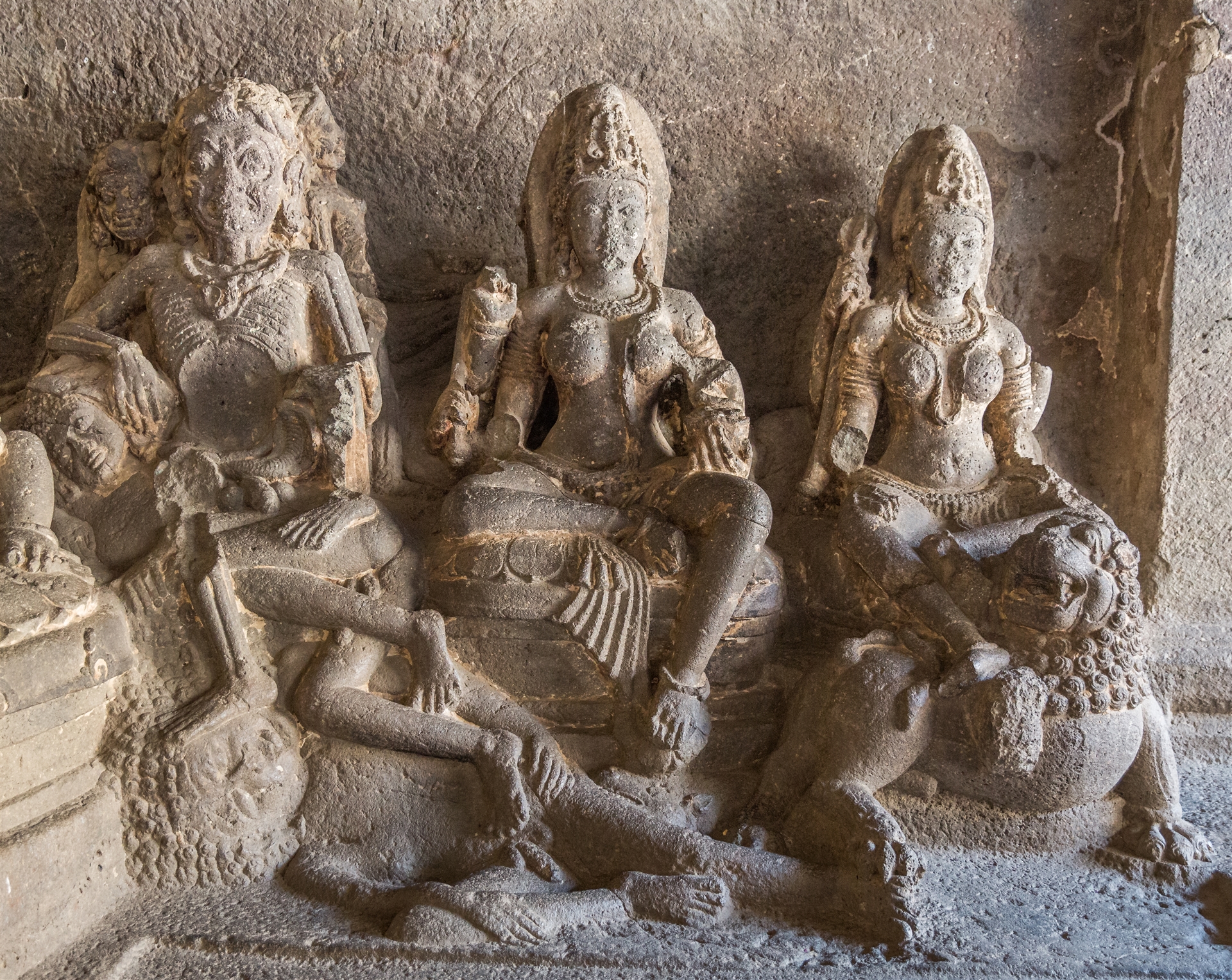 Thiruraghavan Seshadri Photography - The Cave 4, a Vihara, was sponsored by  Mathura, likely not a noble or courtly official, rather a wealthy devotee.  This is the largest vihara in the inaugural